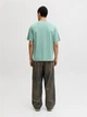Футболка хлопковая длинная мужская Jack & Jones 12234746 S Mineral Blue (5715832145083) - изображение 2
