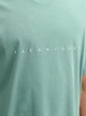 Футболка хлопковая длинная мужская Jack & Jones 12234746 S Mineral Blue (5715832145083) - изображение 4
