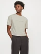 Футболка хлопковая длинная мужская Jack & Jones 12234746 2XL Moonbeam (5715506675977) - изображение 1