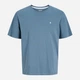 Футболка хлопковая длинная мужская Jack & Jones 12245087 S Blue Mirage (5715830459793) - изображение 7