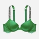 Бюстгальтер Shine Strap Push-Up Bra Verdant Green Victoria's Secret Зелений 36B - зображення 1