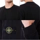 Світшот Stone Island - Sweatshirt Black Heavy Cotton Jersey 791563750 v0029 - зображення 3