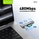 Кардрідер Bavin OTG-98 3 в 1 Type-C/Lightning/TF/SD/USB 2.0 Gray (OTG-98 GY) - зображення 5