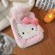Грілка плюшева об'єм 500 мл Хеллоу Кітті Hello Kitty, грілка гумова у плюшевому чохлі Hello Kitty 0,5л - зображення 5
