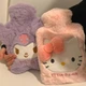 Грелка плюшевая объем 1000 мл Куроми Kuromi,грелка резиновая в плюшевом чехле Kuromi 1л - изображение 7