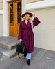 Жіночий кардиган з поясом Sa296 бордового кольору 00537 - 54-56 - изображение 3