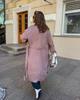 Жіночий кардиган з поясом Sa296 кольору мокко 00536 - 50-52 - зображення 3