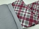 Постільна білизна Крафт бордо/сіра гавань, Turkish flannel (Сімейний) - зображення 5