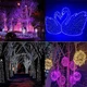 Светодиодная гирлянда YASENN 30 м 300 LED для улицы и помещения, синяя с белыми мерцающими вспышками - изображение 4
