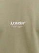 Футболка хлопковая длинная мужская Jack & Jones 12278787 L Vetiver (5715733521832) - изображение 5