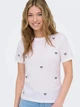 Футболка хлопковая женская ONLY 15288473 M Bright White (5715828761297) - изображение 3