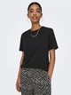 Футболка хлопковая женская ONLY 15320892 XL Black (5715510335973) - изображение 1