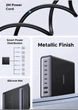 Мережевий зарядний пристрій UGREEN 200W 8-Port GAN для ноутбуку та телефону 6xUSB-C 2xUSB-A - зображення 5