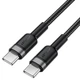 Дата кабель Acefast C22-03 Type-C to Type-C 60W (1.2m) Black - изображение 3