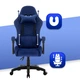 Геймерське крісло тканинне Hell's Chair HC-1000 Dark Blue - изображение 5