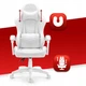 Геймерське крісло екошкіра Hell's Chair HC- 1000 White - изображение 8