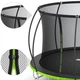 Батут Zipro Premium 252 см із Внутрішньою Захисною Сіткою Jump Pro 8FT IN - изображение 4