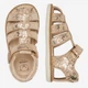 Детские кожаные сандалии для девочки Lasocki Kids BOB CI12-BOB-02(II)DZ 5904862293370 23 Золотистые (5904862293394) - изображение 5