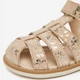 Детские кожаные сандалии для девочки Lasocki Kids BOB CI12-BOB-02(II)DZ 5904862293370 23 Золотистые (5904862293394) - изображение 7