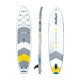 Надувна дошка Rebel SUP з сидінням для плавання, RBA-4501WH 350 см біло-сіра - изображение 2