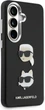 Чохол Karl Lagerfeld Saffiano Double Heads Metal для Samsung Galaxy S26 Plus Black (KLHCS26MPSFDHPOK) - зображення 4