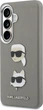 Чохол Karl Lagerfeld Saffiano Double Heads Metal для Samsung Galaxy S26 Silver (KLHCS26SPSFDHPOG) - зображення 2
