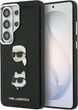 Чохол Karl Lagerfeld Saffiano Double Heads Metal для Samsung Galaxy S26 Ultra Black (KLHCS26LPSFDHPOK) - зображення 1