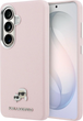 Чохол Karl Lagerfeld Saffiano KC Metal Logo MagSafe для Samsung Galaxy S26 Pink (KLHMS26S6PFKCLP) - зображення 1