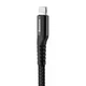 Кабель Baseus Fish Eye Spring Data Cable Lightning 2A (1m) Black (CALSR-01) - зображення 4
