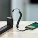 Кабель Baseus Fish Eye Spring Data Cable Lightning 2A (1m) Black (CALSR-01) - зображення 5