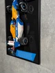 Арт Держатель Рамка на Стену 50x30 см. для Вашего Конструктора Icons Williams Racing FW14B Nigel Mansell Найджел Менселл (10353) с дополнительным креплением для мини-фигурки - Black - изображение 7