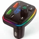 FM-трансмиттер PERVOI CTC-731 с двумя USB и Type-C для автомобиля с Bluetooth и дисплеем - изображение 1