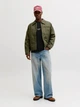 Футболка хлопковая длинная мужская Jack & Jones 12278787 2XL Black (5715724957619) - изображение 6