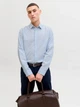 Рубашка хлопковая мужская Jack & Jones 12288595 XL Celestial Blue (5715830349742) - изображение 3