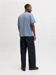 Футболка хлопковая длинная мужская Jack & Jones 12287990 M Blue Mirage (5715830433021) - изображение 2