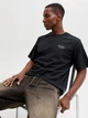 Футболка хлопковая длинная мужская Jack & Jones 12287990 2XL Black (5715830433151) - изображение 3