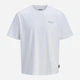 Футболка хлопковая длинная мужская Jack & Jones 12287990 L Bright White (5715733577136) - изображение 7