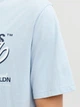 Футболка хлопковая длинная мужская Jack & Jones 12288016 L Celestial Blue (5715733608717) - изображение 5