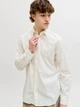 Рубашка хлопковая мужская Jack & Jones 12288595 XL White (5715830349834) - изображение 3