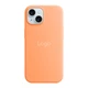 Чохол Silicone Case with MagSafe для iPhone 15 Orange Sorbet - изображение 1