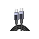 Дата USB-C кабель USB-C 3.0m 100W L512 grey Ugreen (45065) (344104) - зображення 1