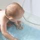 Антиковзкий безпечний килимок у ванну на присосках для дітей 70 x 35 см Baby Ono Блакитний - зображення 5