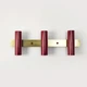 Настінний світильник Luno-3 Gaff Design Burgundy для дзеркала ванної - зображення 1
