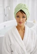 Полотенце Тюрбан Deliplus для сушки волос Зеленый Dry Hair Turban - изображение 2