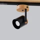 Світильник трековий 1 м 2 споти Gaff Design American Black широка база - зображення 3