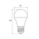 Лампа LED з акумулятором 7W 230V 560lm 4000K 1200mA/h 60x125mm [4262547133634] Eurolamp LED-A60-07274(EM)AV - зображення 4