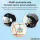 Погремушка мягкая Краб 29см с клипсой для подвешивания шнурочки прорезыватель (187367) - изображение 3
