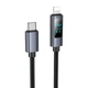 Кабель Hoco Type-C-Lightning 1м LED-дисплей 27W для айфона Black (X112TСIP Black) - зображення 2