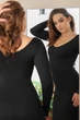 Корректирующее платье с длинным рукавом, черный German Volf MT230196- BK1 Черный M/L 1035236 - изображение 2