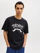 Футболка хлопковая длинная мужская Jack & Jones 12290417 M Black (5715830432239) - изображение 3
